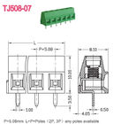 Conector de bloco de terminal de espaçamento de 5,08 mm de 300V 10A para PCB com parafuso M3 e revestimento de estanho
