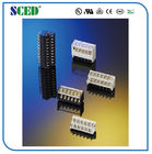 conectores plásticos do bloco terminal da barreira 600v 11 tiras de barreira 100A do Pin