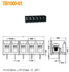 bloco terminal Componenets eletrônico terminal de bronze da barreira 20A de 10.0mm