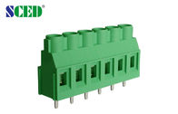 cor verde terminal M3 de bloco 300V 30A 2-16 Pólos de parafuso do PWB de 9.52mm
