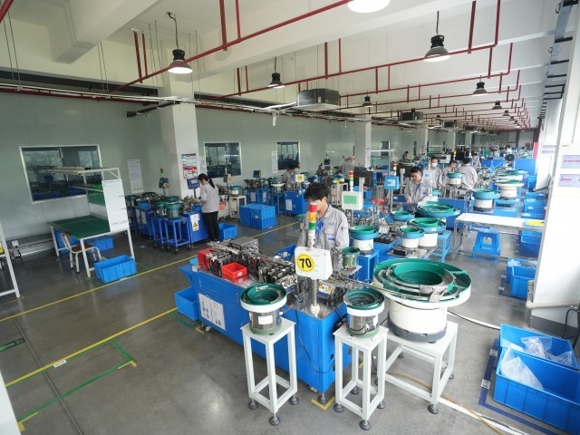 SCED ELECTRONICS CO., LTD. linha de produção da fábrica