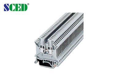 Largura 5.2mm 600V 20A dos blocos de terminais do trilho do ruído da plataforma do elevador única