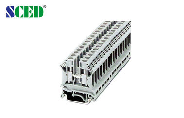 O trilho do ângulo direito montou o trilho do ruído da largura 8.2mm dos blocos de terminais 600V 50A