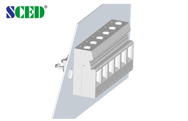 300V 50A PA66 Panel Mount Terminal Block 10mm Terminal Width