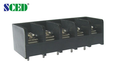 2-24 pólos espaçamento 9,52 mm bloco terminal de barreira 300 V 20 A entrada de fio de ângulo reto