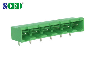 Bloco de terminais masculino ligável 7,62 mm 300V 18A para projeto flexível