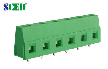 tipo verde de bronze terminal do Euro do bloco 300V 10A do PWB do parafuso de 5.08mm que levanta a série