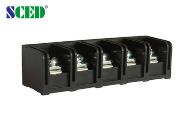 Blocos terminais do poder preto da barreira 20A com passo do bronze PBT 11mm de 2-12 Pólos