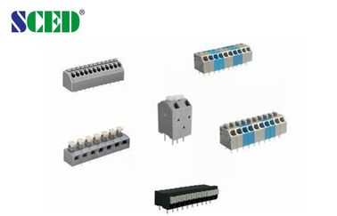 Passo de bronze 300V 2-28 Polos LCP UL94-V0 do bloco de terminais 3.5mm da mola 10A Screwless
