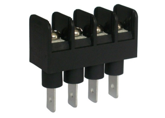 Barreira de bloco de terminais passo preto 9,525 mm 300v 20A 2P-22P