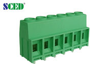 bloco de terminais 300V cor verde de Polos de 30A 2 - 16 do parafuso do PWB de 9.52mm