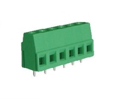 cor verde do bloco de terminais 300V 10A M3 2-24 Polos do parafuso do PWB do passo de 5.08mm