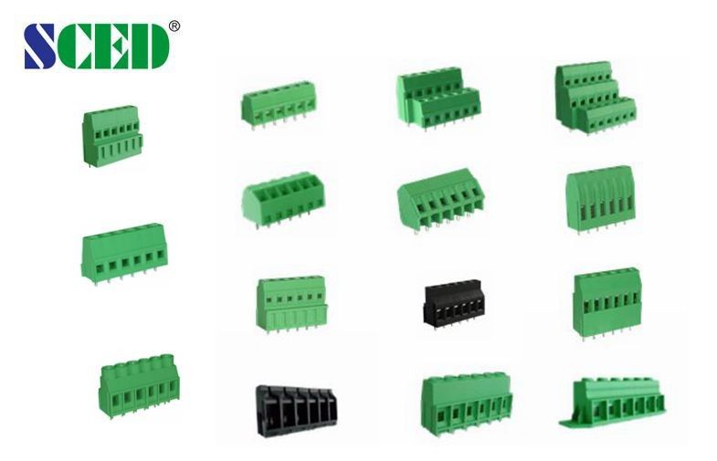 5.08mm Screw Clamp Connector electrical power distribution terminal blocks UL Certificated