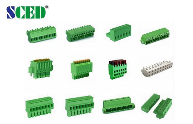 Os conectores fêmeas de bronze dos blocos de terminais Pluggable de uma só camada lançam 7.62mm