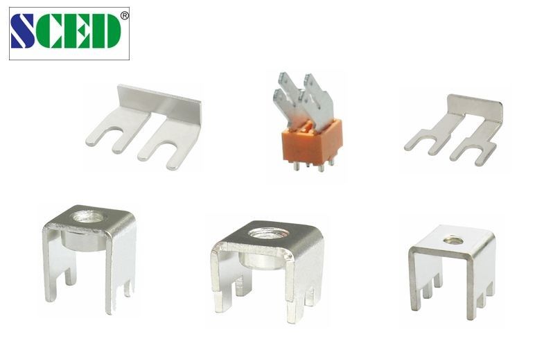 Acessórios de bloco de terminais de alta corrente M5 80A PCB Componentes eletrônicos 10x10,5 mm