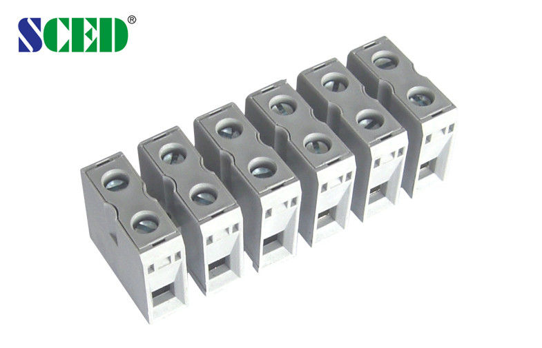 Pitch 14.5mm 600V 65A 2P-24P alimentação através do bloco terminal para energia elétrica