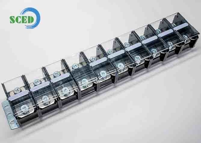 600V 300A Bloco terminal de alta corrente Voltagem pesada 45.00mm Conector terminal elétrico