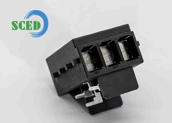 Conector de bloco terminal de 300V 15A 6,2 mm para PCB com parafuso M3 e revestimento de estanho