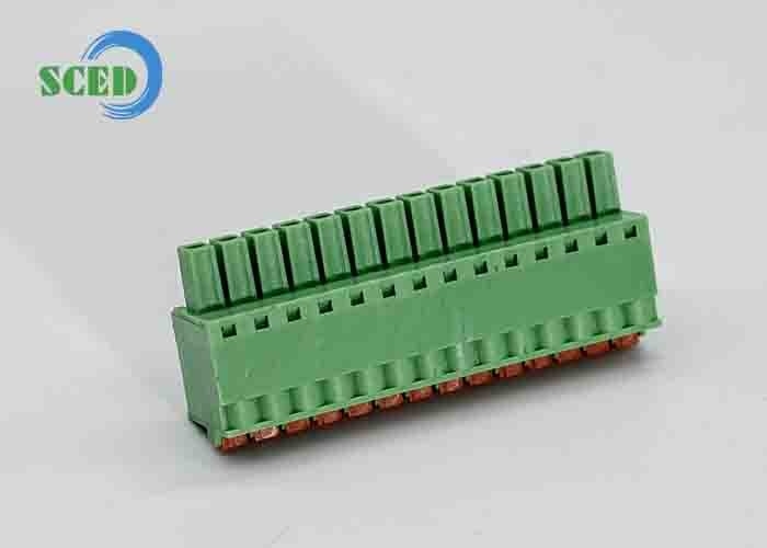 Plastic And Brass Metal Plug In Terminal Block Featuring 2-24 Poles And RoHS Certification For Durable Connections