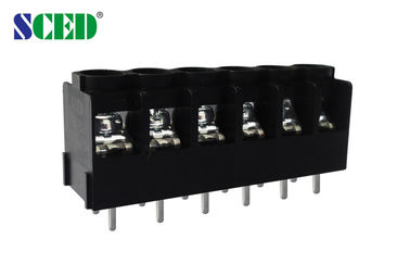 conector da braçadeira do parafuso do preto do bloco terminal da barreira de 7.50mm para conversores de freqüência