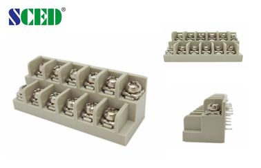 Aço/M3 bloco terminal de parafuso do parafuso 7.62mm com pinos 300V 15A