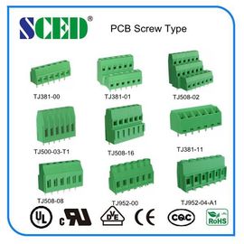 5.08mm 10A Duplo Nível PCB Terminal Bloco Verde Revestido com Níquel