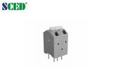 Pin terminal do bronze de fósforo 3 do conector da mola de 2.54mm eletrônico