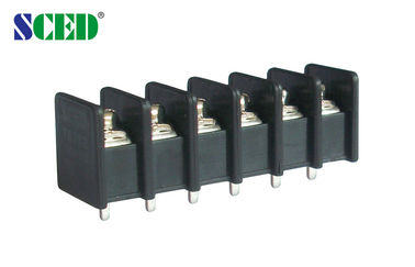 Conector de bronze terminal do terminal do PWB do passo 15A 2-24 Pólos do bloco 7.62mm da barreira de PBT
