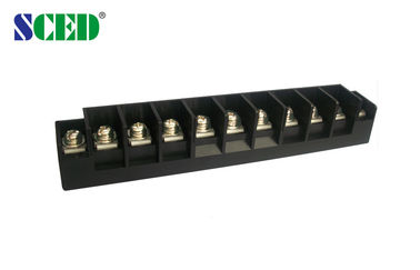 conectores plásticos do bloco terminal da barreira 600v 11 tiras de barreira 100A do Pin