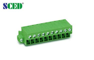 C.A. da tensão de suporte 3000V do bloco de terminais da montagem do painel 10A/minuto Pluggable