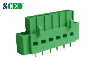 Femae Pluggable obstrui dentro 18A Screwless do bloco de terminais 2 - 22 conector do terminal de Polos