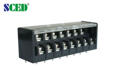 blocos terminais elétricos 300V 15A das plataformas do dobro do bloco terminal da barreira de 7.62mm