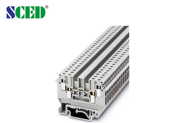 ODM elétrico do OEM da largura dos blocos terminais 6.2mm do trilho do ruído de 300V 32A