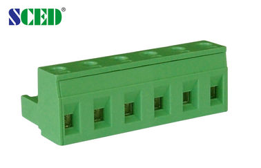 Conector Pluggable do bloco terminal da fêmea 7.62mm 300V 18A para o controle da indústria