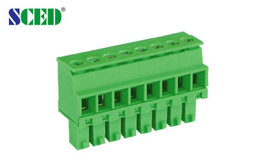 conectores Pluggable do bloco terminal dos soquetes 300V fêmeas de 3.81mm para PWB, fonte de alimentação