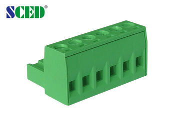 O PWB fêmea obstrui dentro/passo Pluggable 5.08mm do bloco terminal, 300V 18A, 2P - 24P