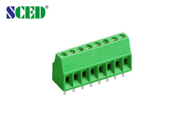 Lance blocos terminais elétricos de 2.54mm, blocos terminais de parafuso do PWB de 125V 6A 2P-22P