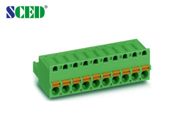 o bloco terminal de 5.08mm 300V 18A Screwless, fêmea obstrui dentro os blocos terminais 2P - 22P