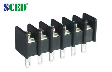 Bloco terminal da barreira do ângulo direito, blocos terminais do poder do passo 7.62mm de 300V 15A