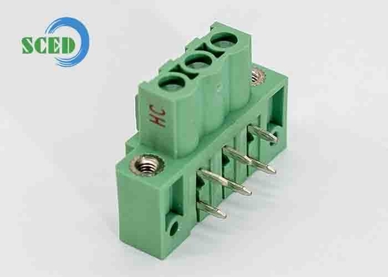 Plug-in Terminal Bloco Plug Soquetes femininas 5.08mm 2-20P 300V 18A Terminal de cobre