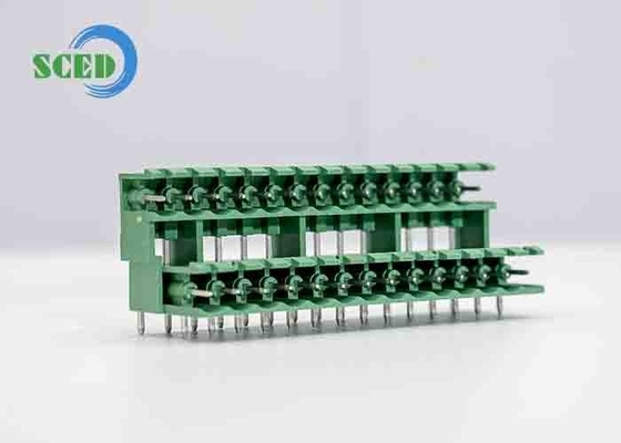 Bloco de terminal plug-in 5.08mm 300V 18A 2-24P Bloco de terminal plugável
