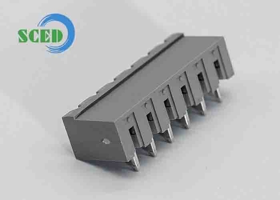 300V 18A Blocos de terminais elétricos 5.08mm Cabeça masculina Grão Plug In Blocos de terminais