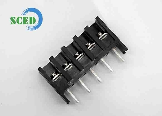 Barreira Negra Terminal Bloco 2-18P 300V 20A Pitch 10.00mm PBT Brass 9-10mm