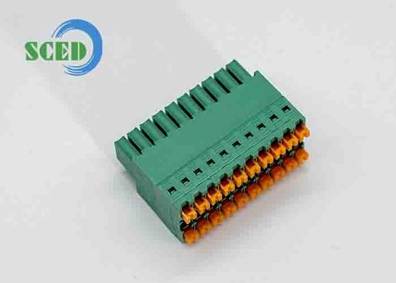 Compacto Plug In Terminal Block com 5A corrente e φ1.2mm Pcb Hole Diâmetro