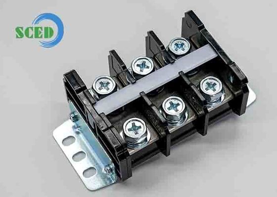 Materiais de construção de polyamida de alta corrente Bloco terminal 150A 2P-28P para aplicações industriais