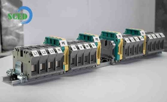 Potentes e compactos blocos de terminais de plástico Din Rail Switching Power Supply para aplicações industriais