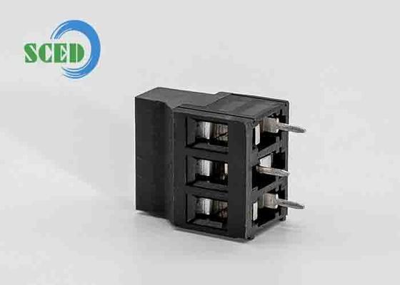 Conexões de Fios Seguras com Bloco de Terminais PCB 22-14AWG em Material Plástico Branco