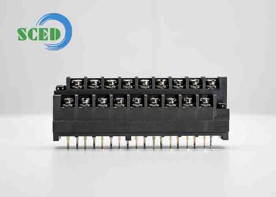 Bloco de terminais com barreira de inflamabilidade UL94V-0 para uso industrial, 2 polos, 250V
