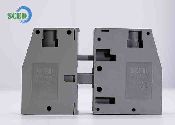 Bloco de terminais de passagem de tensão de 600V, largura de 12,2mm, para aplicações industriais