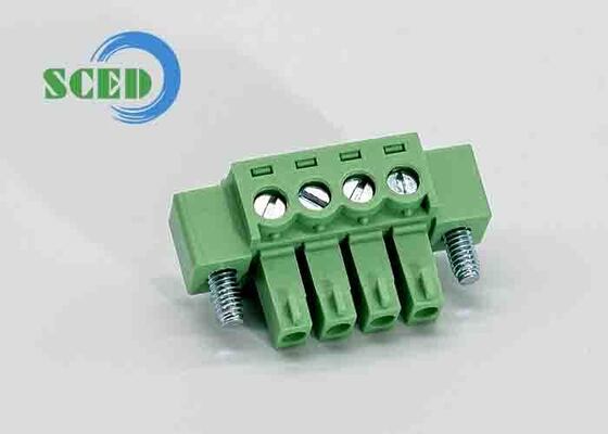 Bloco de terminais de enxaguante de caixa de pinça de latão com 3000V AC/minuto de tensão resistente e terminais de bronze de fósforo para conexões elétricas confiáveis